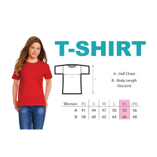 T-Shirt modèle femme XL avec logo de l'école - ISFJ