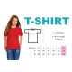 T-Shirt modèle femme XXL avec logo de l'école - ISFJ