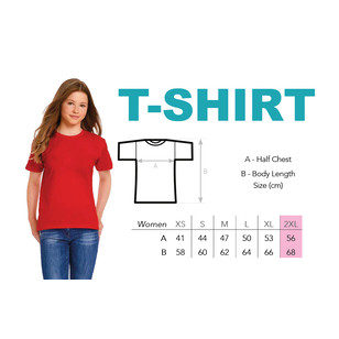 T-Shirt modèle femme XXL avec logo de l'école - ISFJ